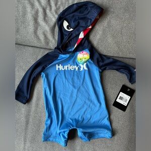 Hurley one piece rashguard with hood